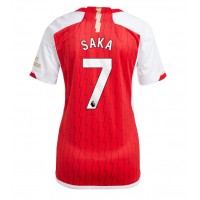 Fotballdrakt Dame Arsenal Bukayo Saka #7 Hjemmedrakt 2023-24 Kortermet